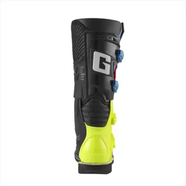 Мотоботы детские Gaerne GXJ Black Blue Fluo Yellow - миниатюра 2