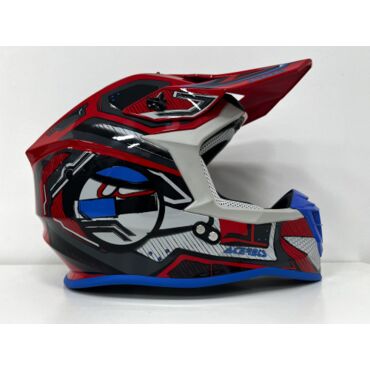 Шлем кроссовый Acerbis LINEAR 22 06 Red Blue - миниатюра 3