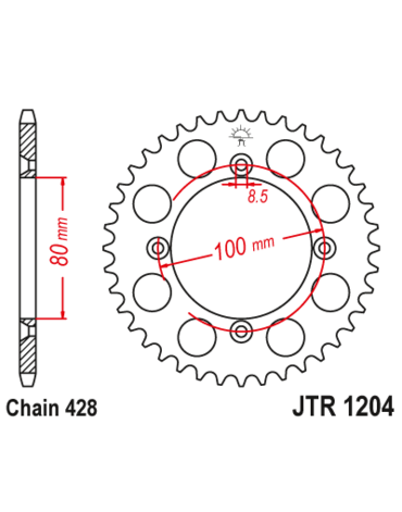 Звезда ведомая JTR1204.50