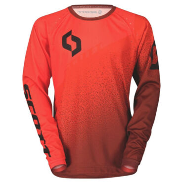 SCOTT Джерси 350 Dirt Junior red black - миниатюра 1