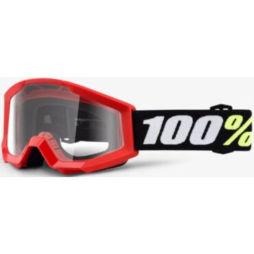 Очки детские 100% Strata Mini Red / Clear Lens - миниатюра 1