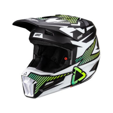 Leatt Шлем кроссовый детский 3.5 V26 Storm Teal + очки Vizion 3.5 - миниатюра 5