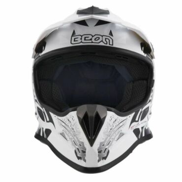 Beon Шлем МХ 17 White Black - миниатюра 2