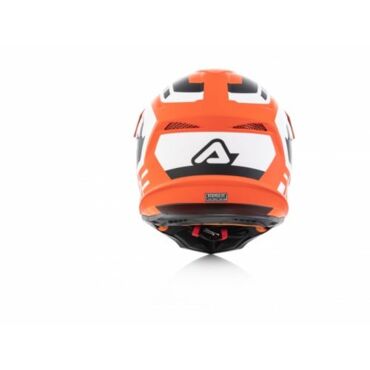 Acerbis Шлем кроссовый Profile 4 Orange White - миниатюра 5