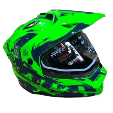 AiM Шлем детский JK802Y Green Blue - миниатюра 1