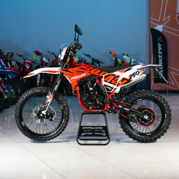 Мотоцикл эндуро PROGASI SUPER MAX 250RR Red 21 18 с ПТС - миниатюра 1