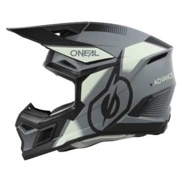 Oneal Шлем кроссовый 3Series Vision Серый Черный - миниатюра 5
