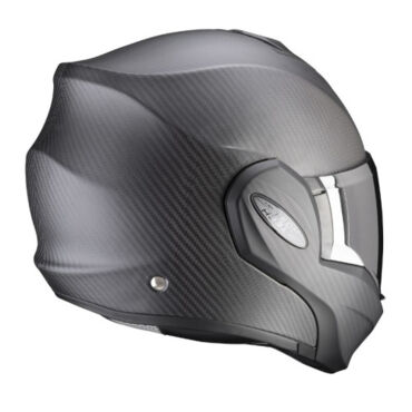 Scorpion Exo Мотошлем Exo Tech Evo Carbon Solid Черный Матовый - миниатюра 2