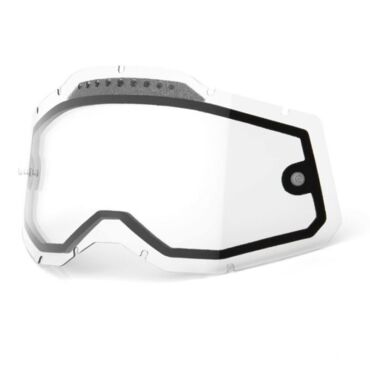 100% Линза RC2 AC2 ST2 Двойная прозрачная с продувкой - миниатюра 1