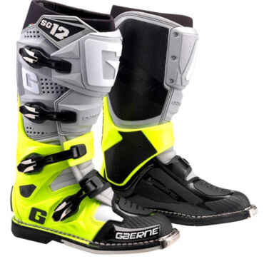 Мотоботы GAERNE SG 12, GREY YELLOW, FLUO BLACK - миниатюра 4