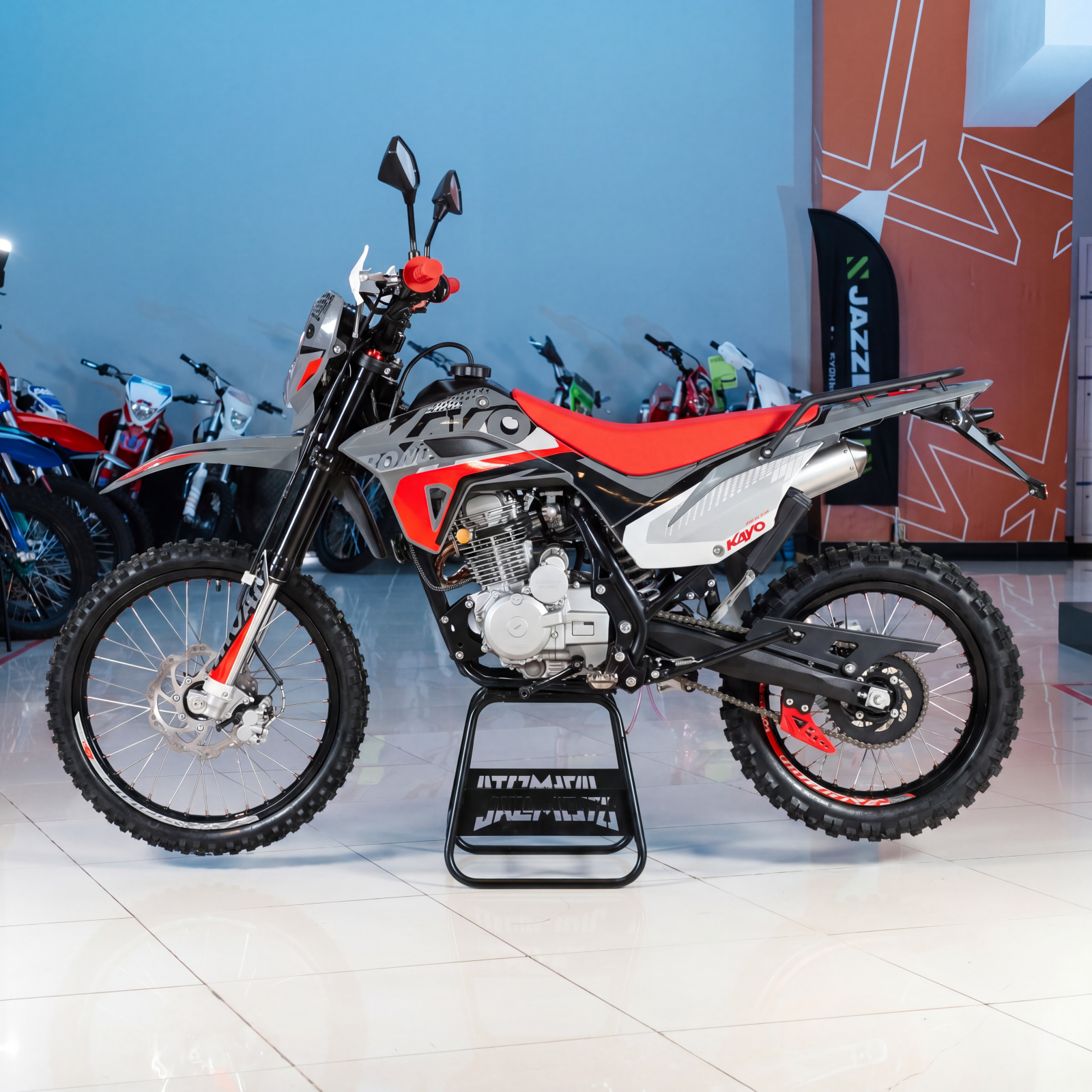 Мотоцикл кроссовый KAYO K1 J 150 ROAD (4T CB150 19 16 2026) ПТС