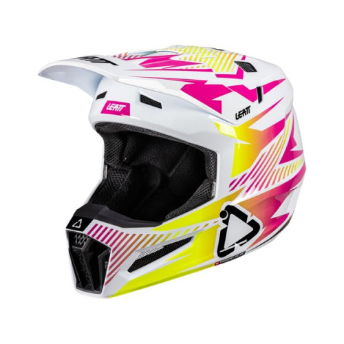Leatt Шлем кроссовый 3.5 V26 Storm Pink + очки Vizion 3.5 - фото 6
