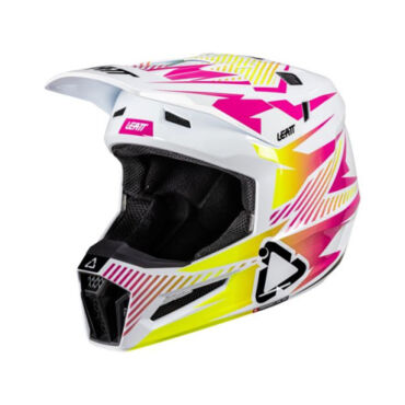 Leatt Шлем кроссовый 3.5 V26 Storm Pink + очки Vizion 3.5 - миниатюра 6