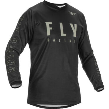 Джерси Fly Racing F 16 Черный Cерый (2022) - миниатюра 1