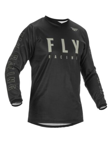 Джерси Fly Racing F 16 Черный Cерый (2022)
