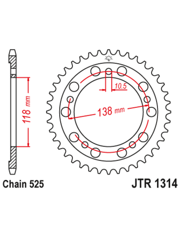 Звезда ведомая JTR1314 39