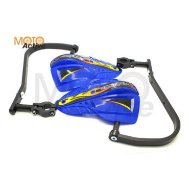 Защита рук с пластиковыми щитками ACCEL HGS 01 ACCEL 22.2 мм (синяя) - миниатюра 4
