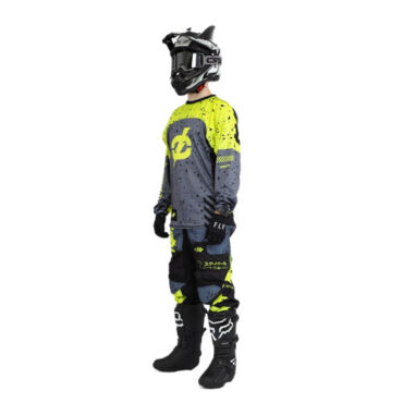 Grom Штаны кроссовые Fragment Neon Grey - миниатюра 4
