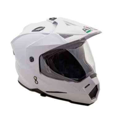 AiM Шлем JK802 White Glossy - миниатюра 1