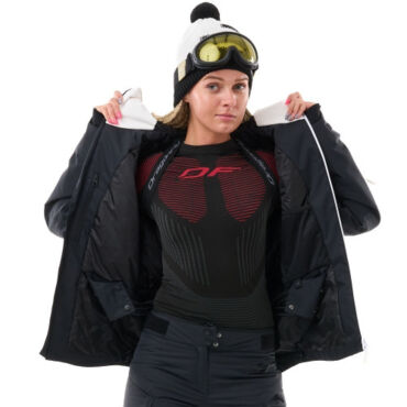 Dragonfly Куртка горнолыжная утепленная Gravity Woman 2025 White Snow Black - миниатюра 10