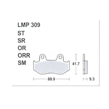 Колодки дискового тормоза AP Racing LMP309 SM (FDB2119 / FDB382 / FDB2086 / FDB2132 / FA092) - миниатюра 1