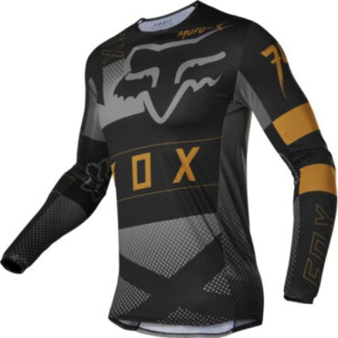 Fox Мотоджерси Flexair Riet Black - миниатюра 2