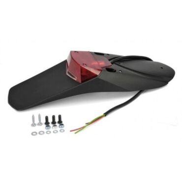 Крепеж под номер с фонарем - 12V 0,9 0,06W Led Lamp черный - миниатюра 1