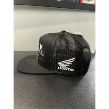 Бейсболка Fox x Honda Snapback Hat, black (One size, Взрослая  Повседневная) - миниатюра 2