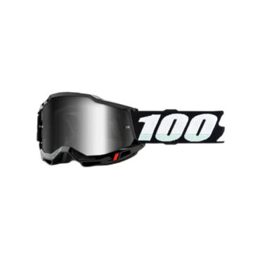100% Очки Accuri 2 Goggle Black Mirror Silver Lens - миниатюра 1