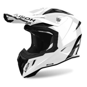 Шлем AIROH AVIATOR ACE 2 COLOR WHITE (Белый Глянцевый) - миниатюра 2