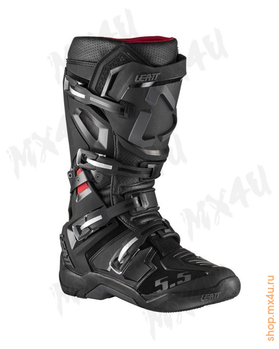 Мотоботы кроссовые 5.5 FlexLock Boot Black черные - фото 5