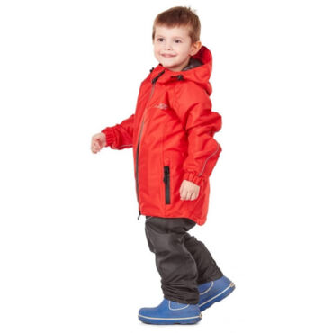 Dragonfly Дождевой детский комплект EVO Kids Red (куртка,штаны) - миниатюра 3