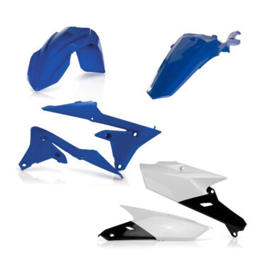 Комплект пластика Yamaha WR250F (2015 2019), WR450F (2016 2018), Синий белый - миниатюра 1