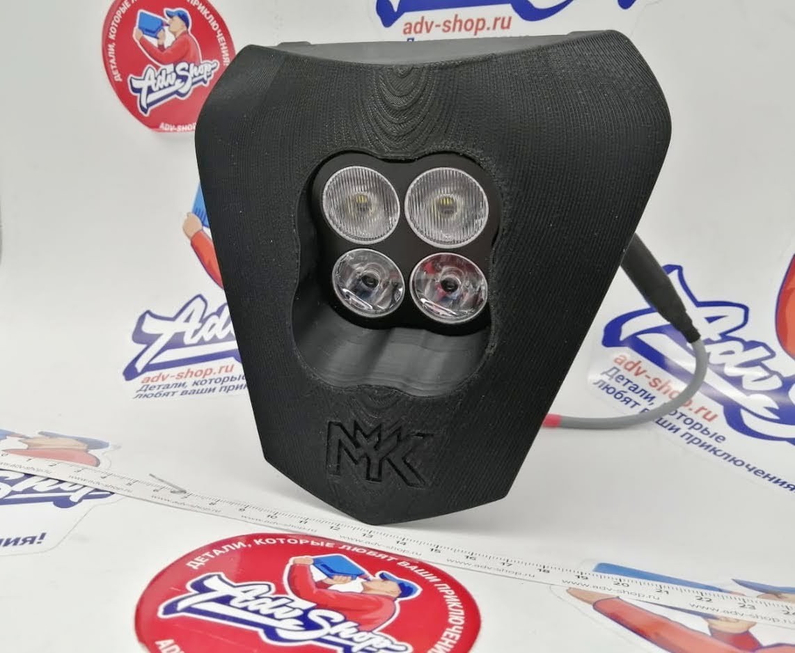 MYK фара LED мягкий щиток (BLACK) EXC 14 23