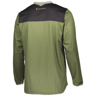 Scott Джерси 350 Kids Dirt green tan - миниатюра 1