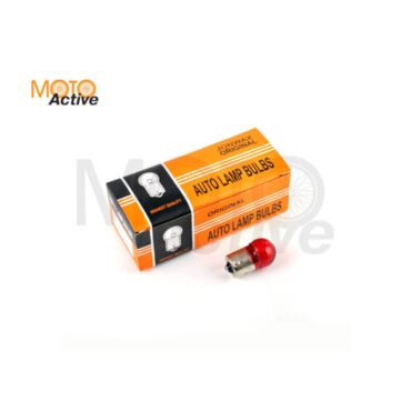 Лампа G18 (поворот, габарит) 12V 10W (красная) 