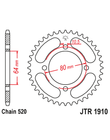 Звезда ведомая JTR1910 32
