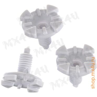 Винты крепления козырька Leatt Screw kit DBX GPX 4.0 5.0 5.5 6.0 6.5 White - миниатюра 1