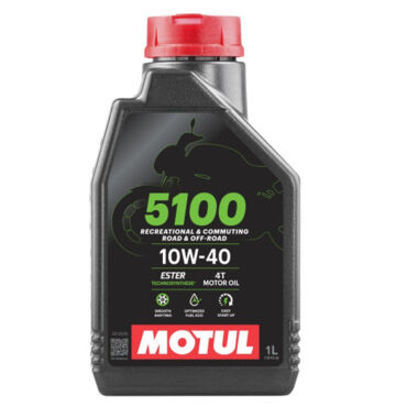 Моторное масло MOTUL 5100 4T 10W40 1 литр - миниатюра 1