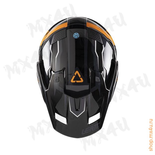 Кроссовый шлем ADV 7.5 Black Orange V26 - фото 5