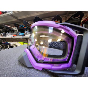Очки зимние RSX Blizzard Winter, черный фиолетовый; двойная прозрачная линза - миниатюра 3