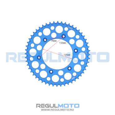 Звезда ведомая 520 52 Nibbi Racing MXR 7075 (Алюминий) Honda CRF250R (04 21гг), CRF450R (02 21гг)  - миниатюра 1