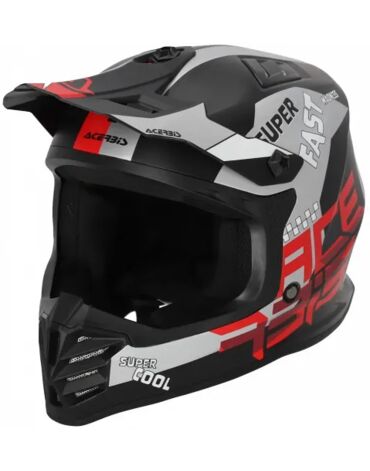 Шлем детский кроссовый Acerbis PROFILE JUNIOR Black Red