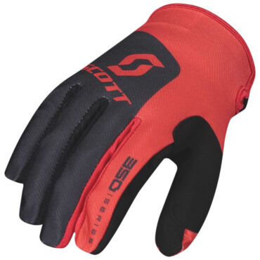 Scott Перчатки 350 Track black red - миниатюра 2
