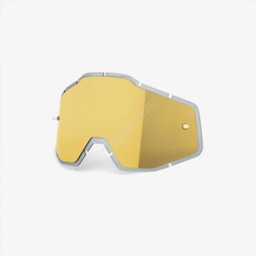 Линза 100% Racecraft Accuri Strata Anti Fog Injected Gold Mirror - миниатюра 1