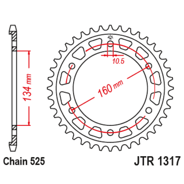 Звезда ведомая JTR1317.43 - миниатюра 1