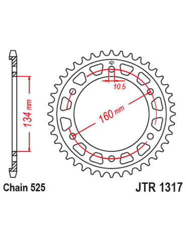 Звезда ведомая JTR1317.43