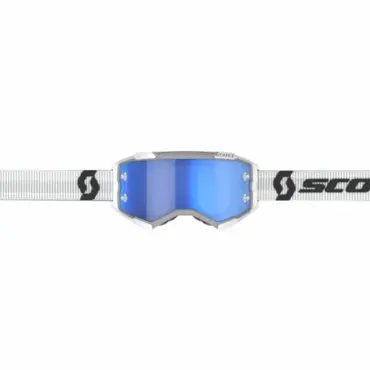 Scott Очки Fury white blue chrome works - миниатюра 3