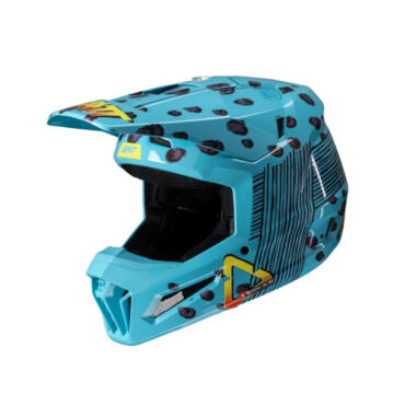 Leatt Шлем кроссовый детский Helmet Kit Moto 3.5 Jr V25 Cheetah - миниатюра 4