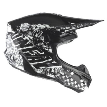 Oneal Шлем Кроссовый 5Series Rider Черный Белый - миниатюра 3